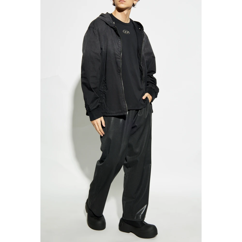 Diesel T-shirt T-Adjust Black Heren