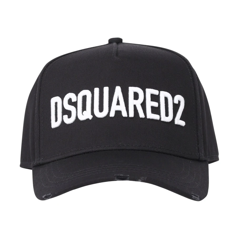 Dsquared2 Logo Cap met Verstelbare Band Black Heren