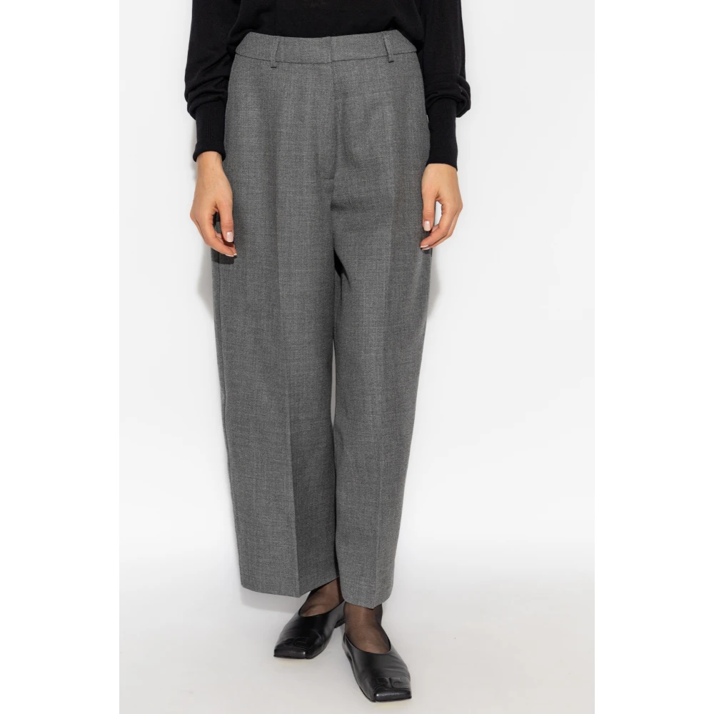 Birgitte Herskind Wollen broek Gray Dames