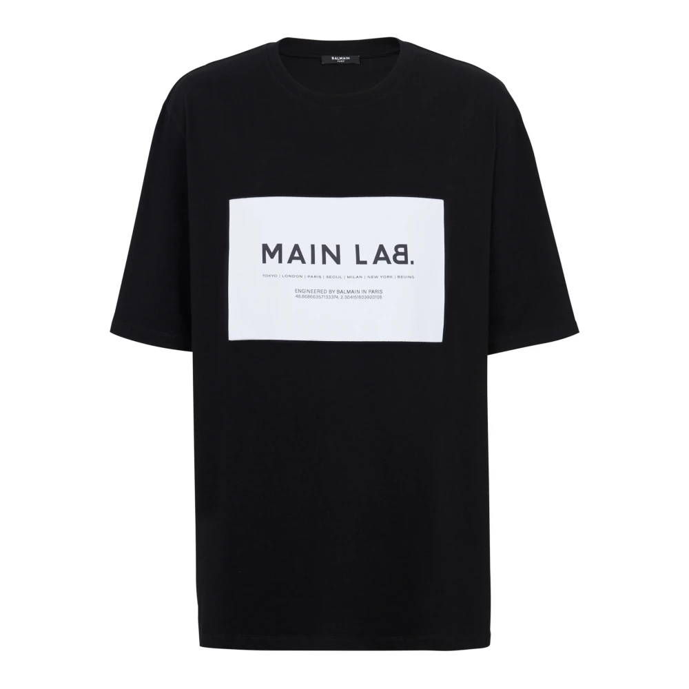 Balmain - Tops > T-Shirts - Black - Balmain - Modalova