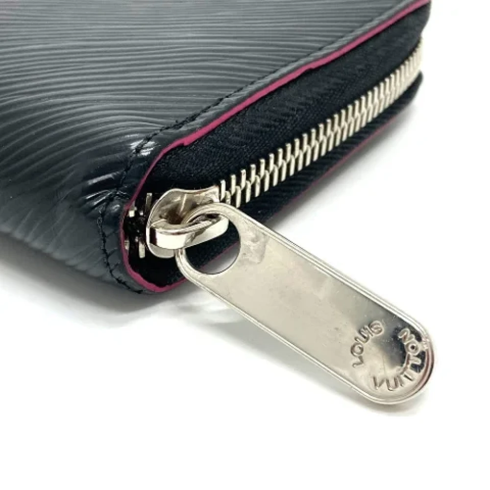 Louis Vuitton Vintage Pre-owned Leather wallets Black Dames