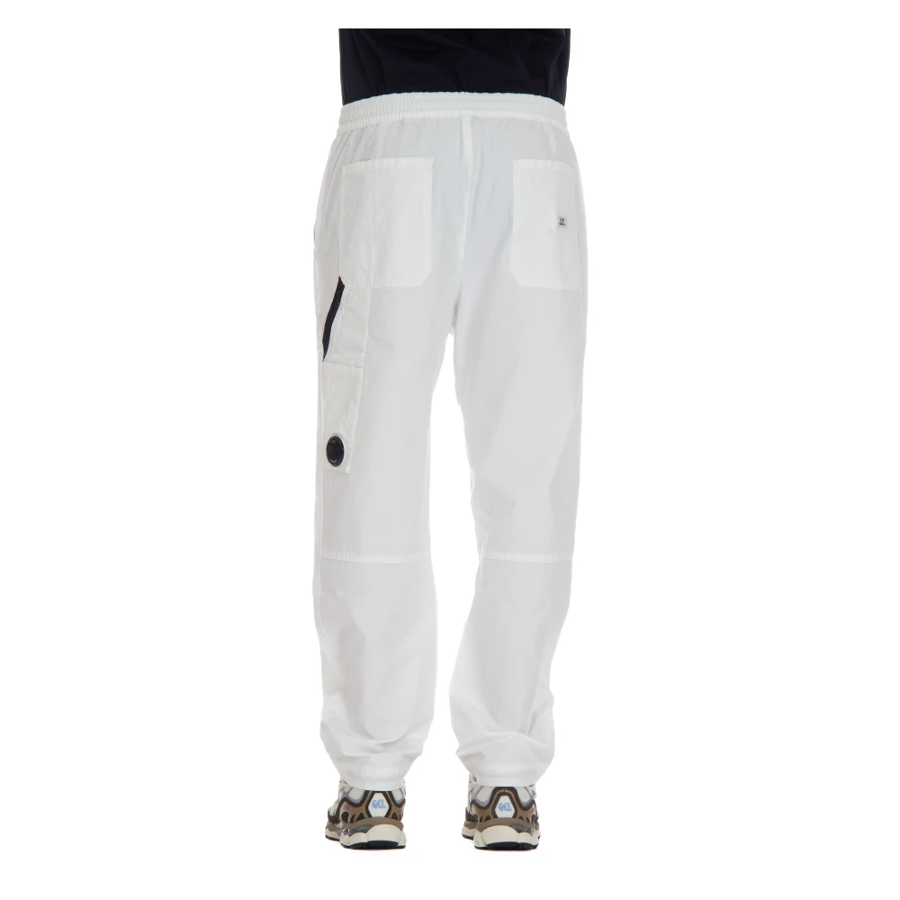 C.P. Company Witte Broek met Elastische Tailleband White Heren