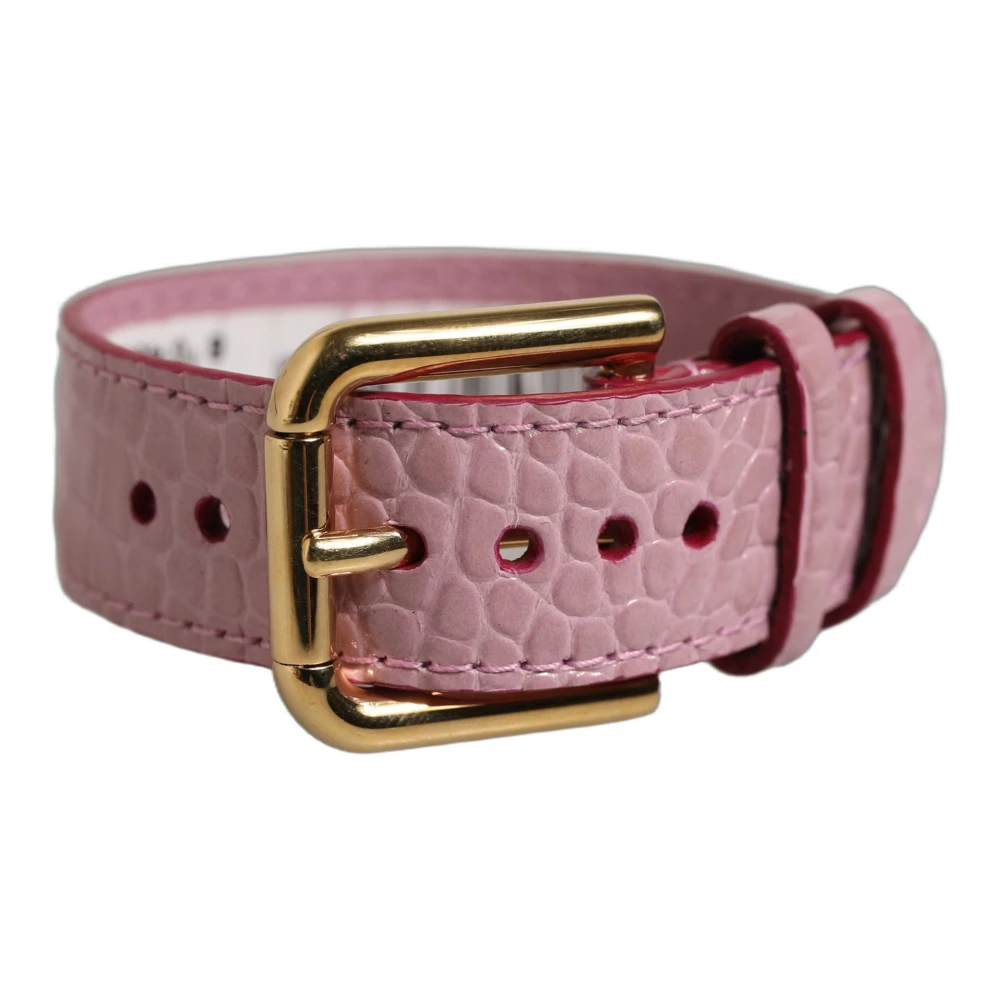 Dolce & Gabbana Pink Bracelet Belt - Female - Bracelets - One Size - Accessories