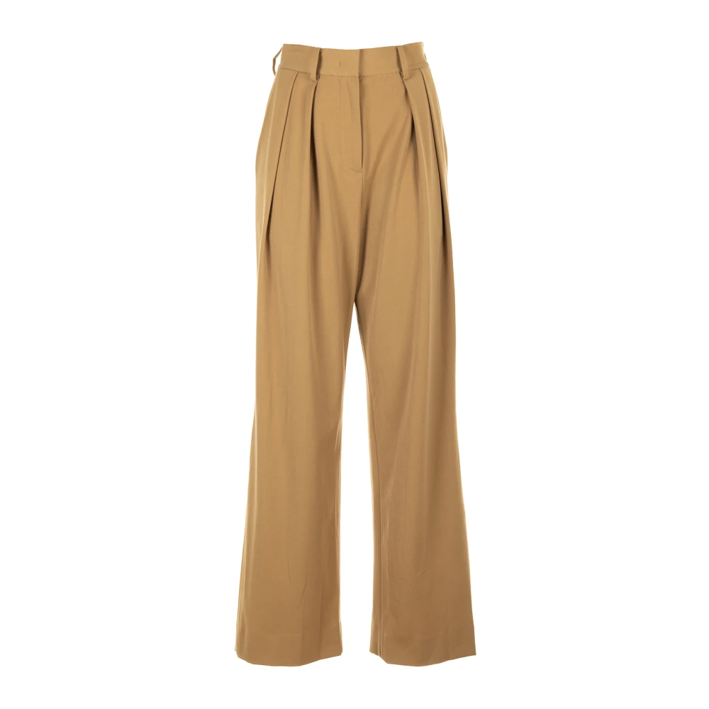 Staud Bruine Broek Luisa Pant Brown Dames