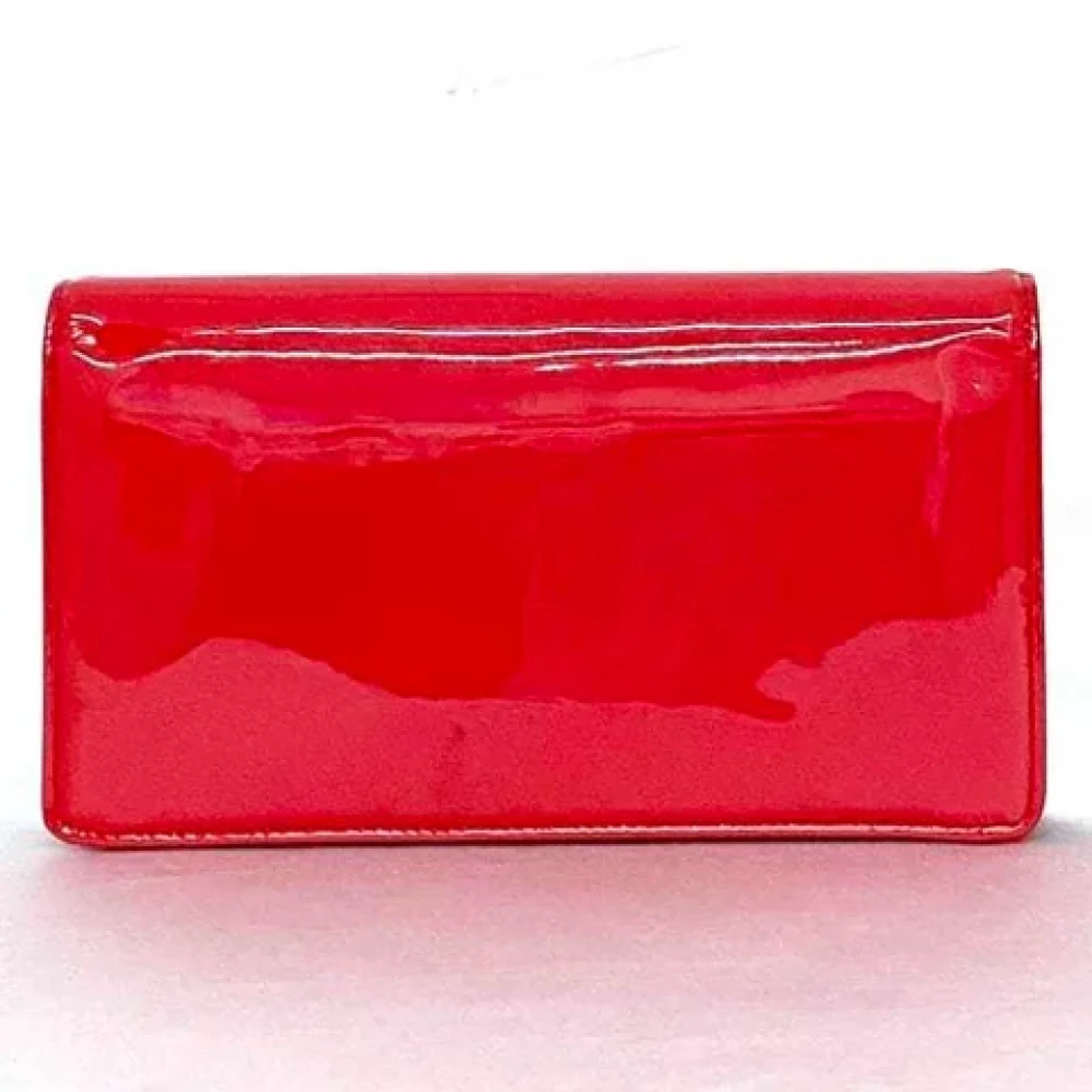 Chanel Vintage Pre-owned Leather wallets Pink Dames