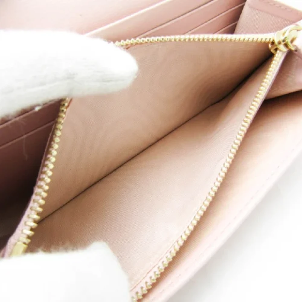 Salvatore Ferragamo Pre-owned Leather wallets Pink Dames