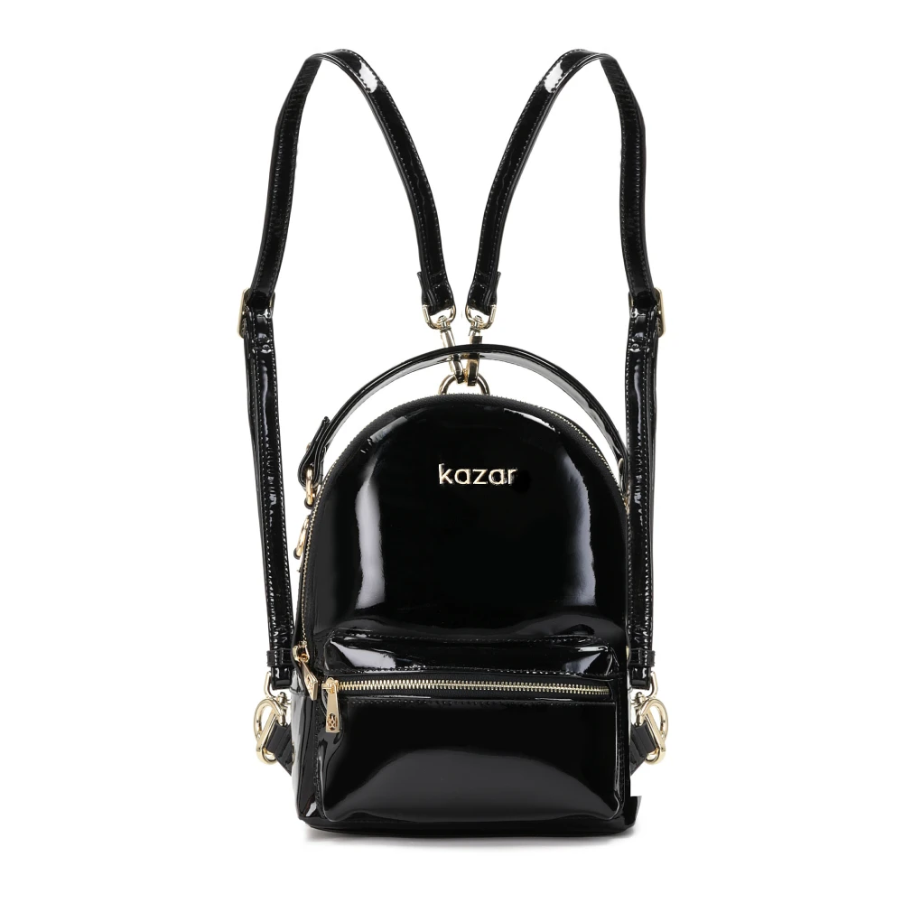 Kazar Dames zwarte rugzak 2-in-1 Black Dames