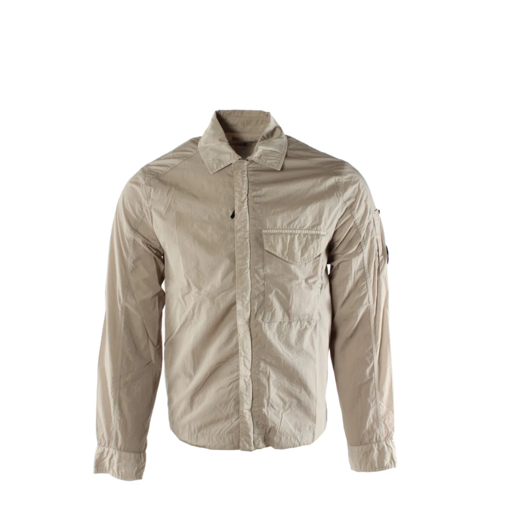C.P. Company Beige Overshirt Chrome-r Stijl Beige Heren