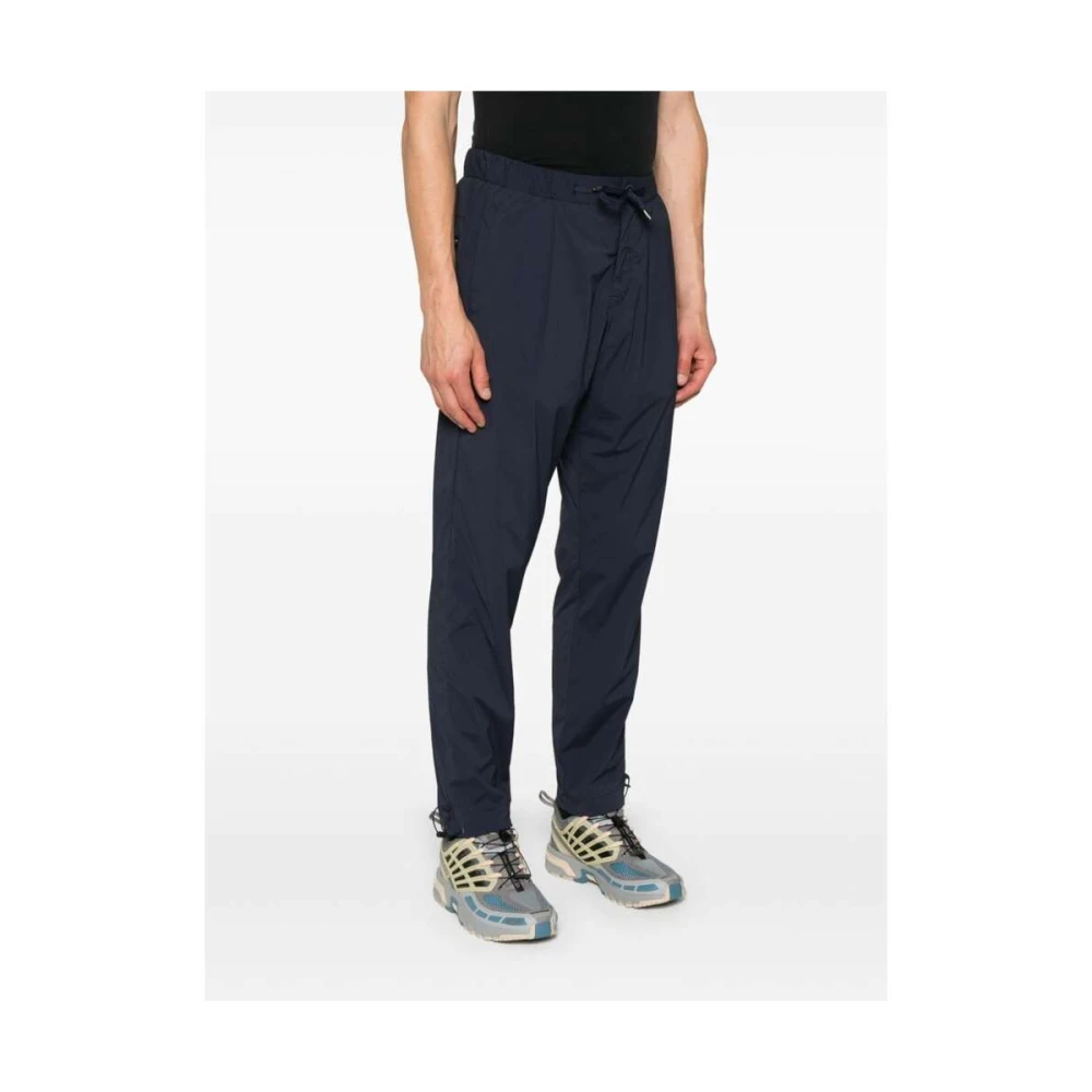 Herno Navy Blauwe Trekkoordbroek Blue Heren
