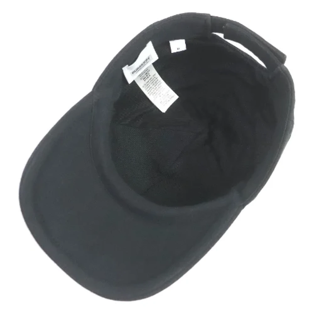 Burberry Vintage Pre-owned Cotton hats Black Dames