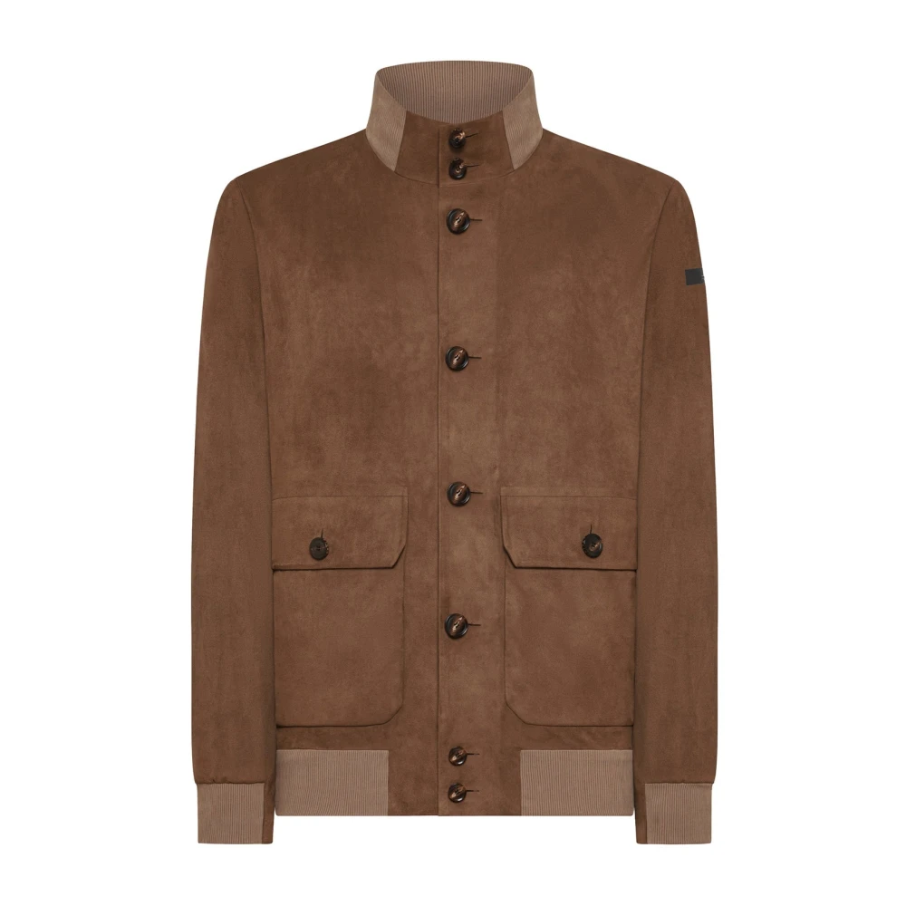 Rrd Men's Brown Light Jackets, S, Nabucco Valstar Suede Jacket