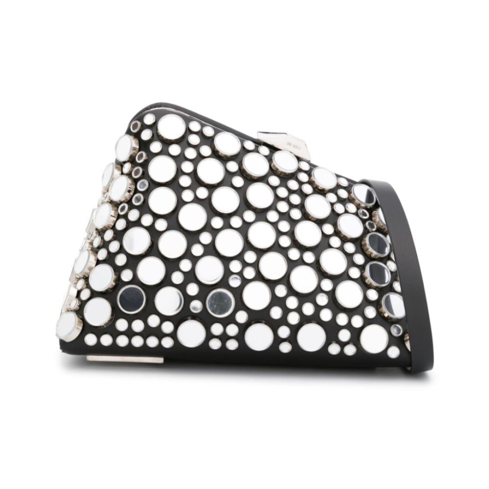 Pochette hot sale nera borchie