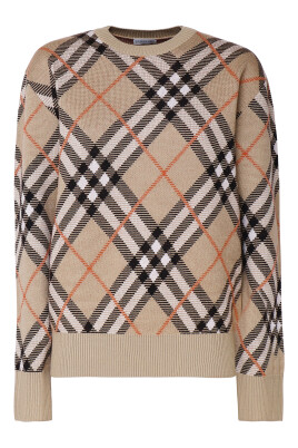 pull-col-rond-cachemire-vintage-check