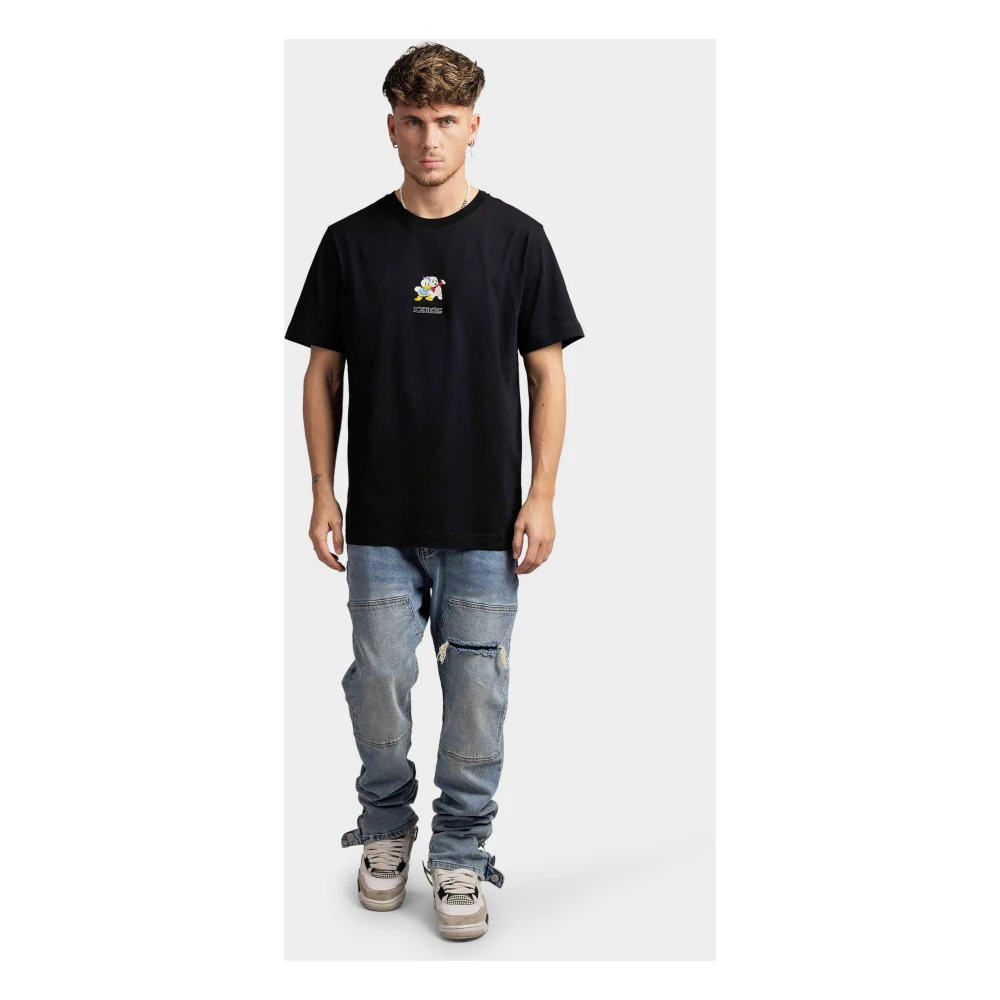 Iceberg 5D Porky Pig T-Shirt Zwart Black Heren