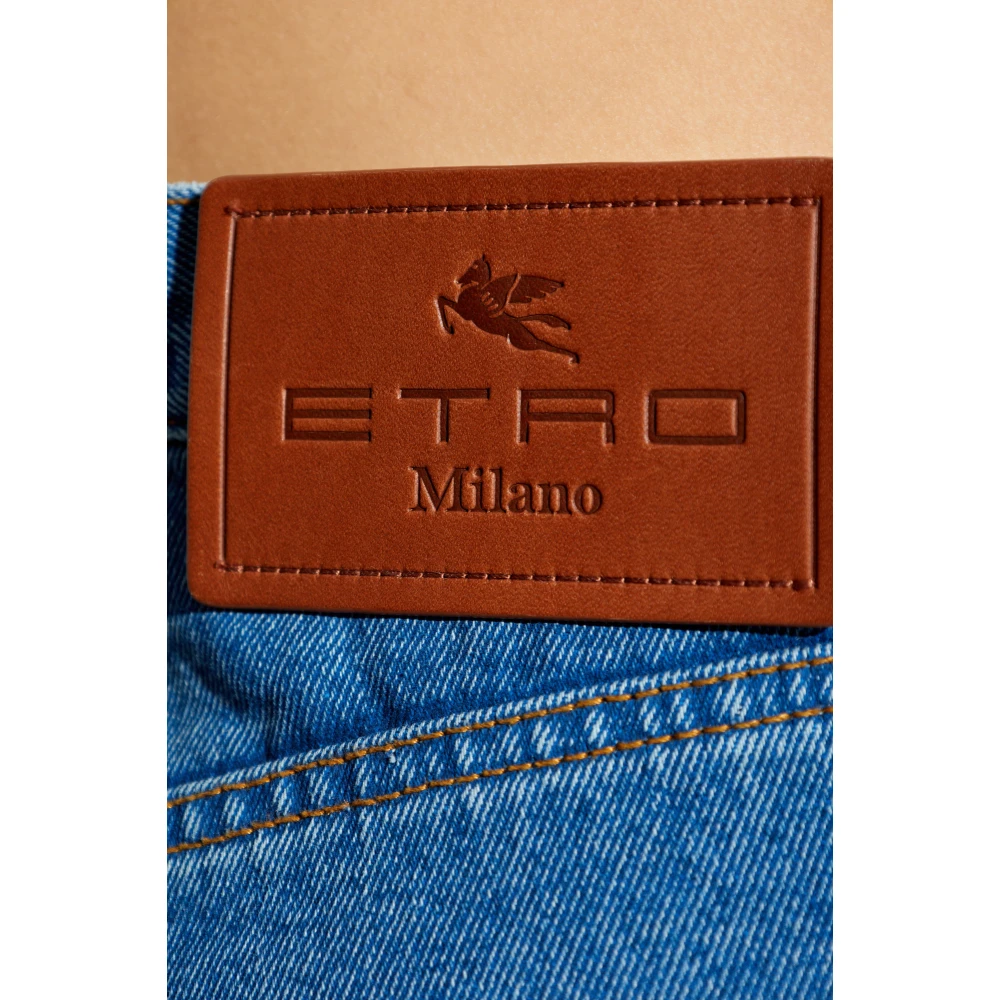 ETRO Hoge taille jeans Blue Dames