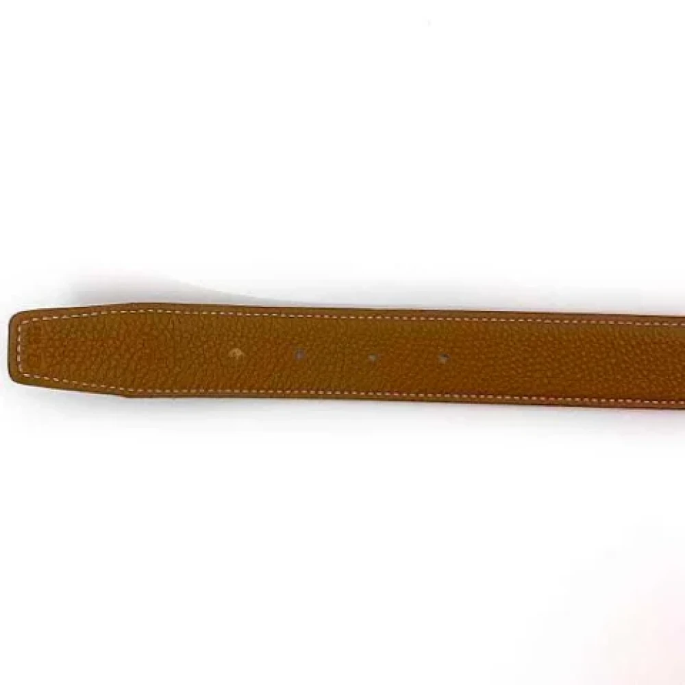 Hermès Vintage Pre-owned Leather belts Black Dames
