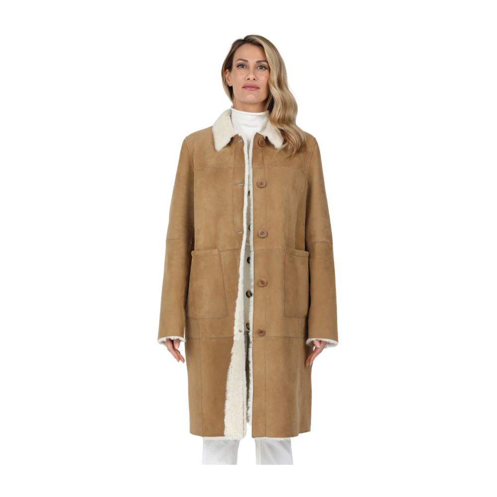 Coats > Single-Breasted Coats - - Gimo's - Modalova