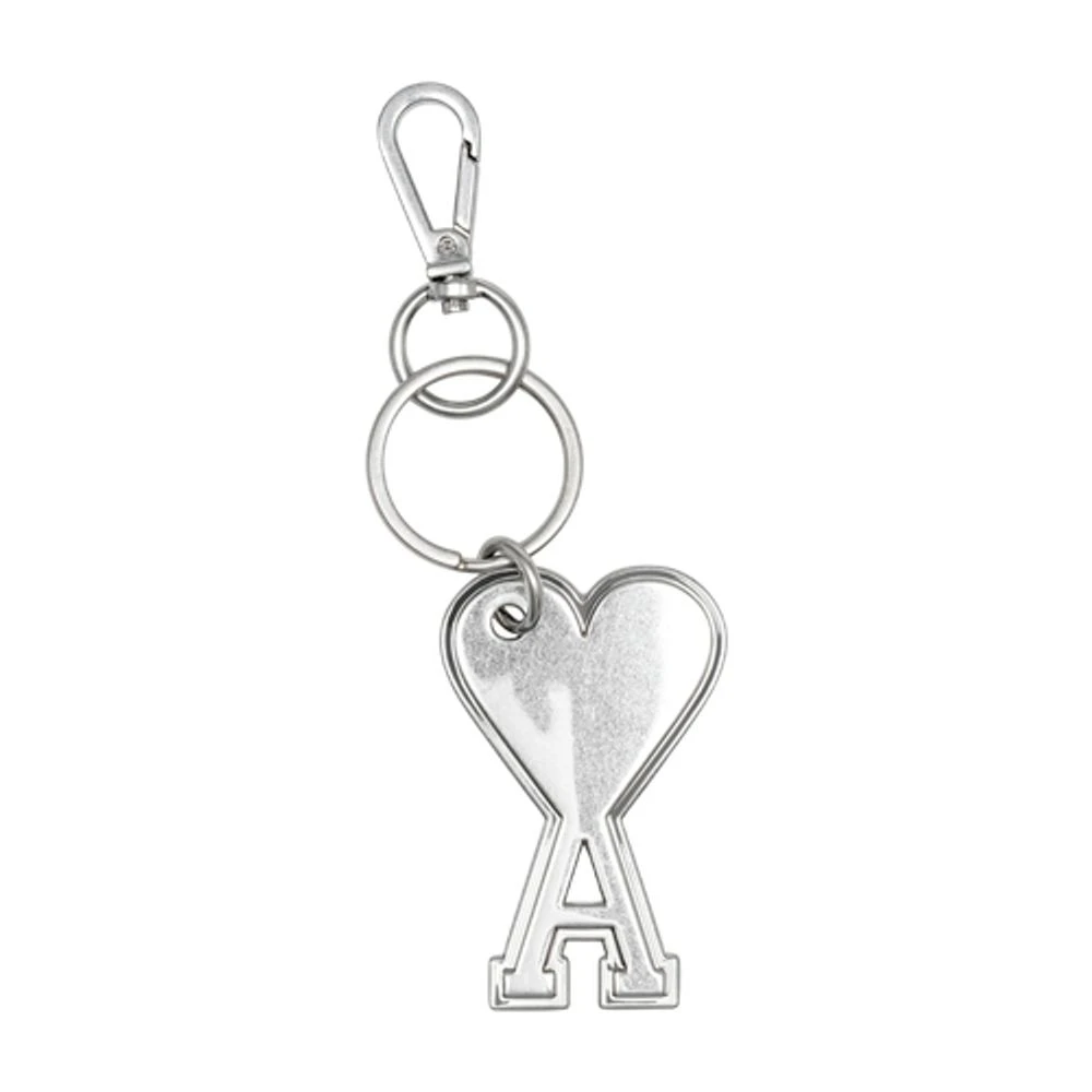 Ami Paris Unisex Grigio Accessori, Taglia Unica, New,