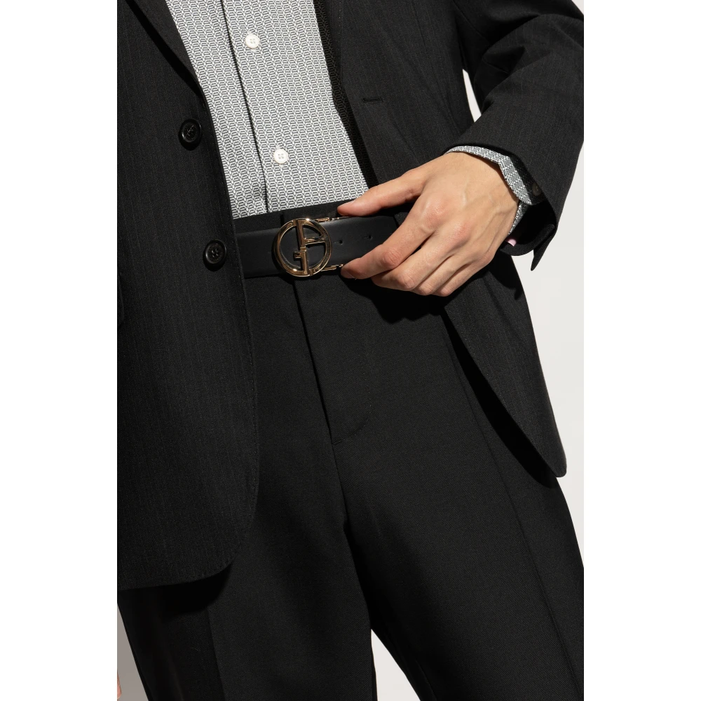 Giorgio Armani Omkeerbare riem Blue Heren