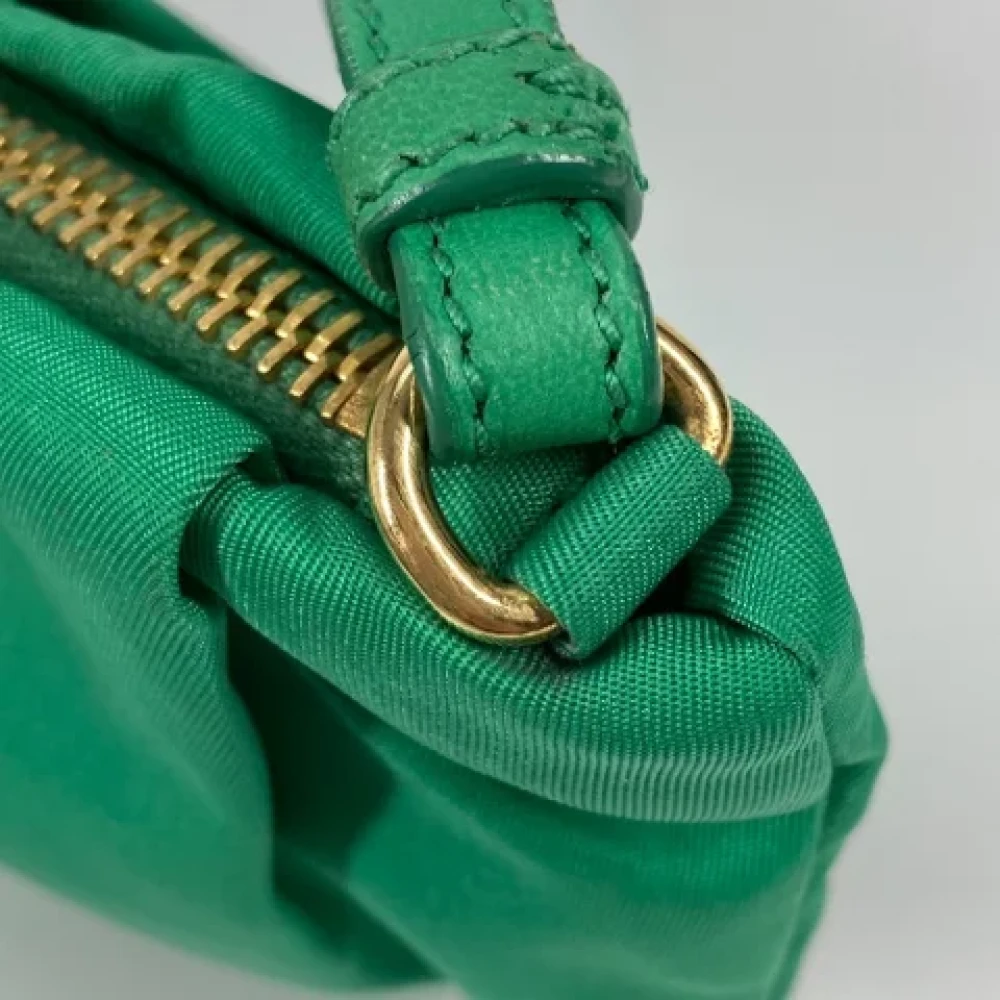 Prada Vintage Pre-owned Fabric prada-bags Green Dames