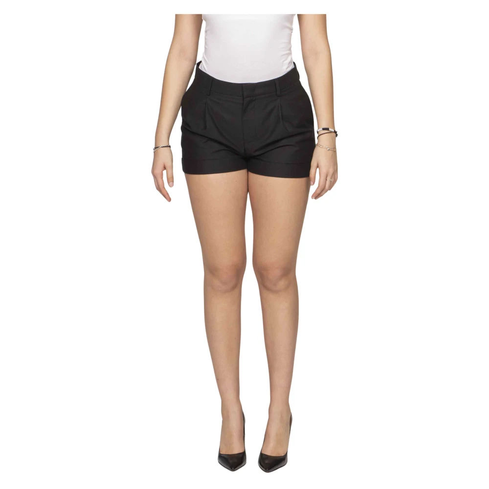 Moschino Mujer Negro Pantalones Cortos, Talla: M