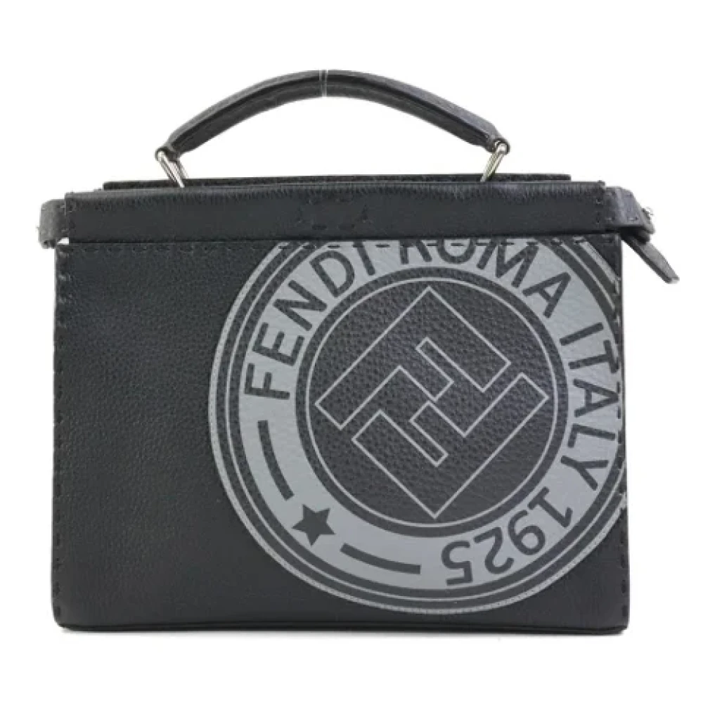 Fendi Vintage Pre-owned Leather fendi-bags Black Dames
