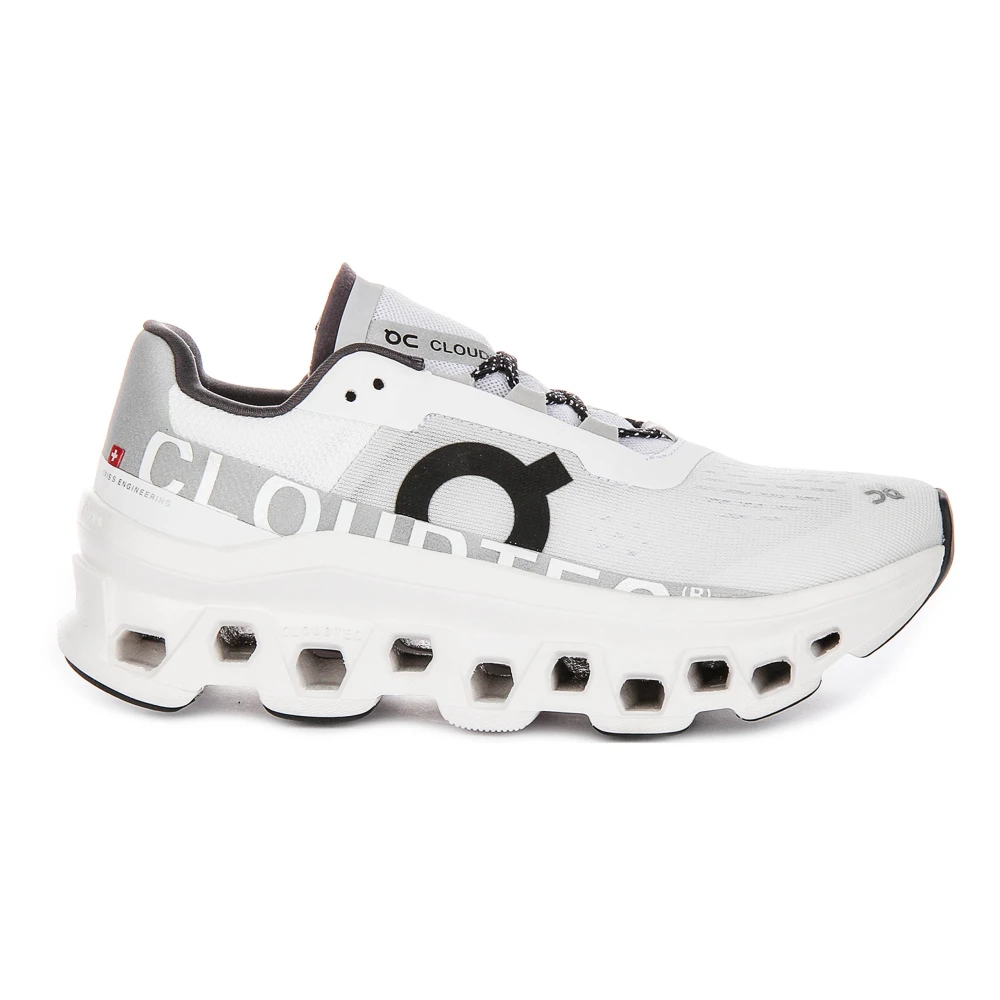 On Running Women's White Running Shoes, 8 Uk, Cloudmonster Mesh Trainers