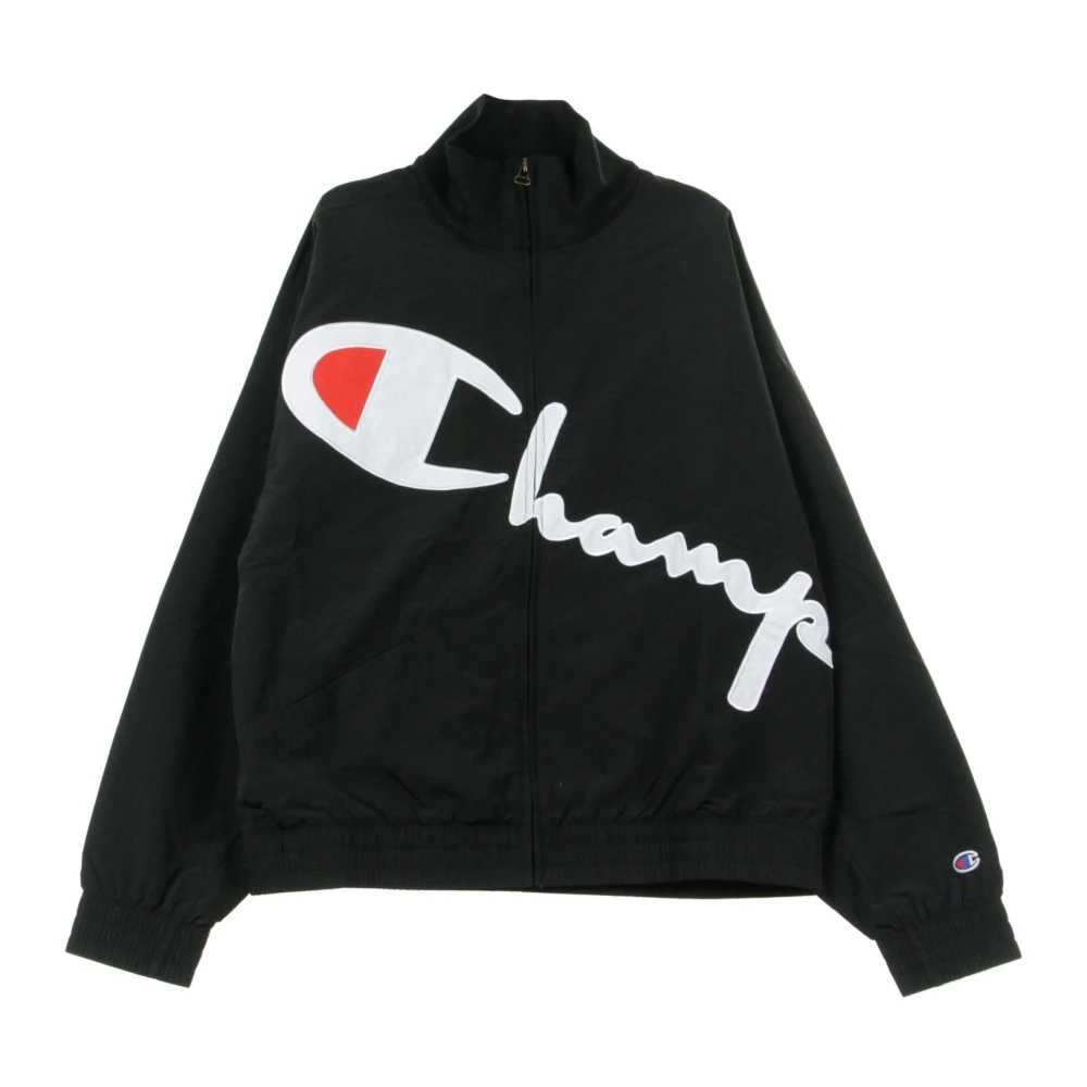 Champion Zwarte Windbreaker Jas voor Vrouwen Black Dames