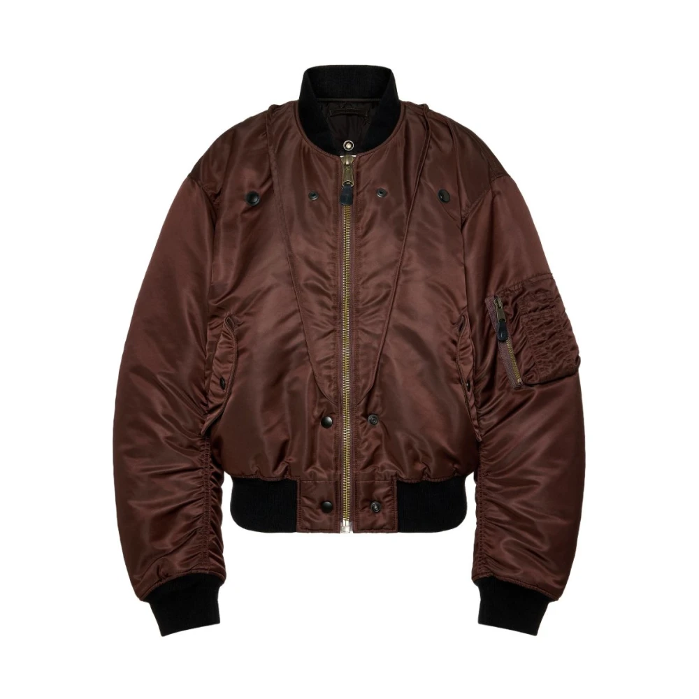 Maison Margiela , Bomber Jackets, Female, Brown, M, Bomber Jacket