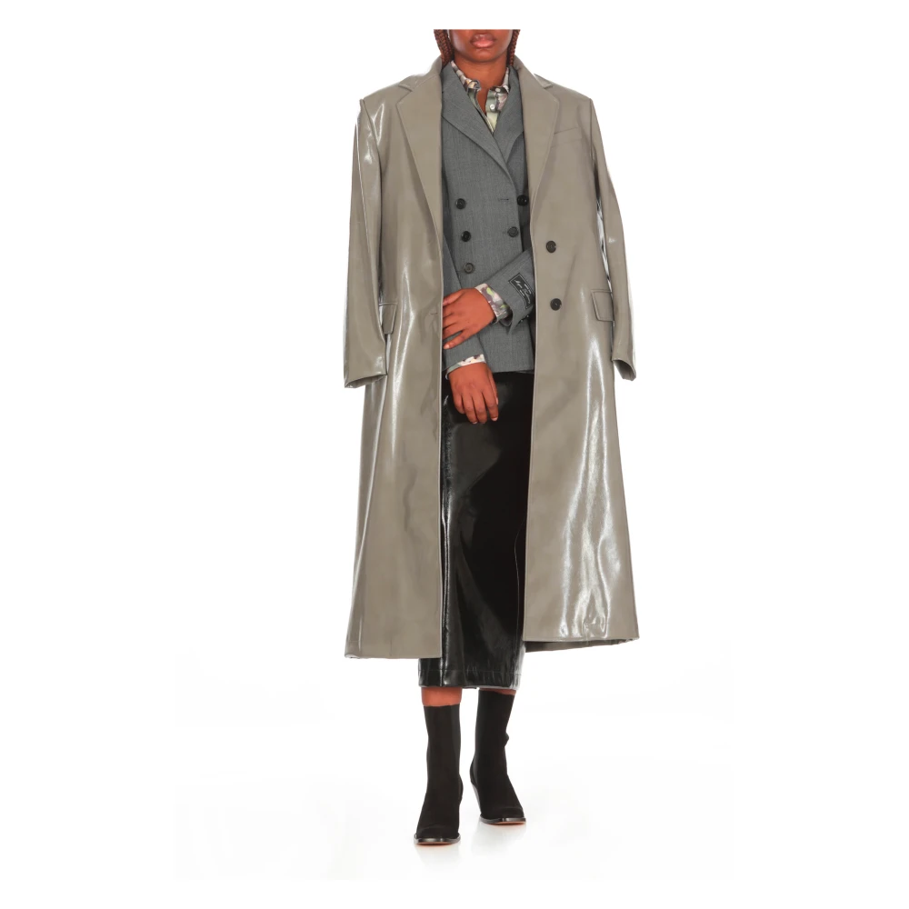 Msgm Zwarte Rok met Ritszakken Black Dames