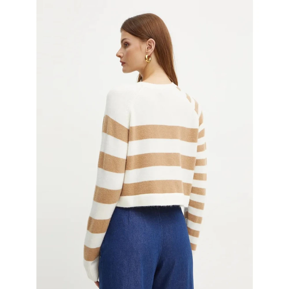 Twinset Cardigan Sweaters in Bic.Neve Sandy Brown Dames