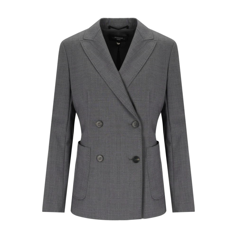 Weekend Max Mara - Ornati Zweireiher-Blazer - Jackets - Damen - Grau - M - Bild 3