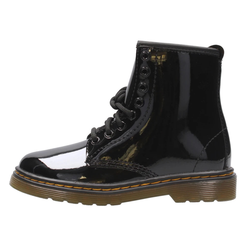Dr. Martens Girls Black Boots,, Anfibio Boot - 8 Eyelet Style Size 38 Eu