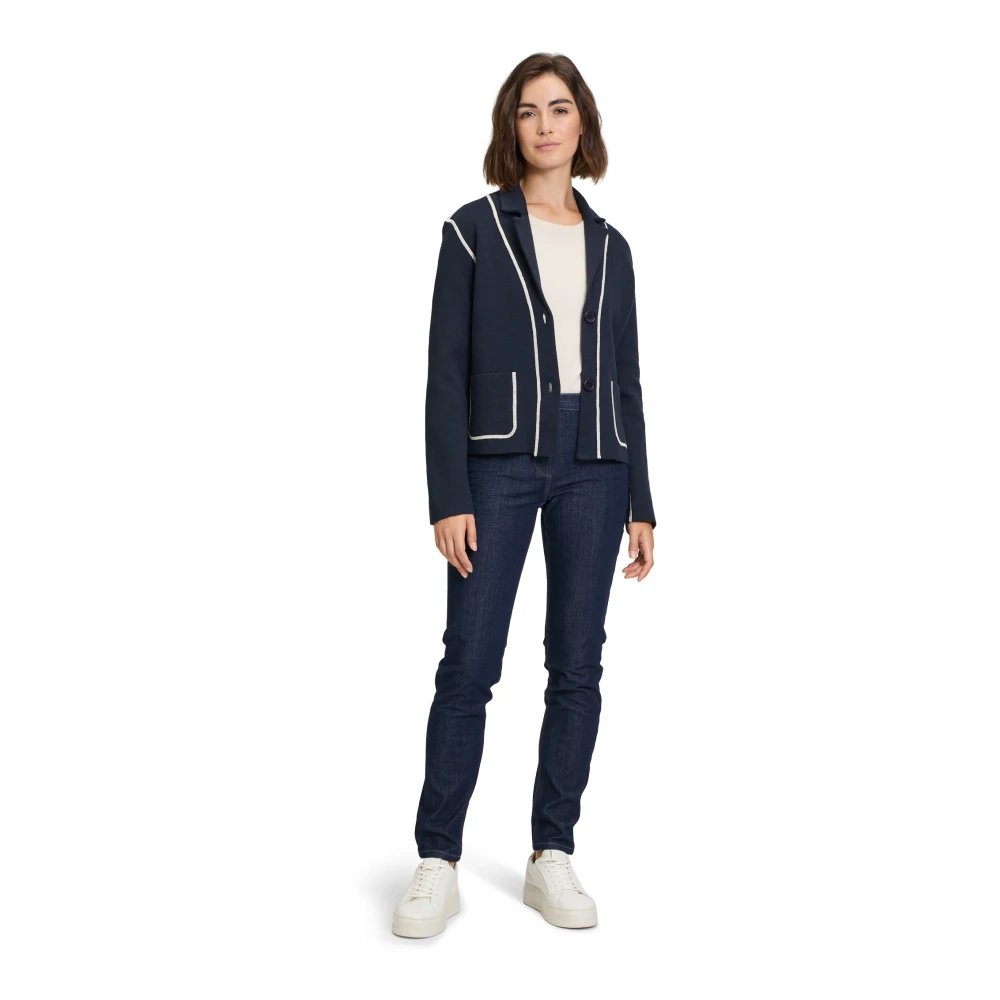 Betty Barclay Elegante Langarm Cardigan Blue Dames