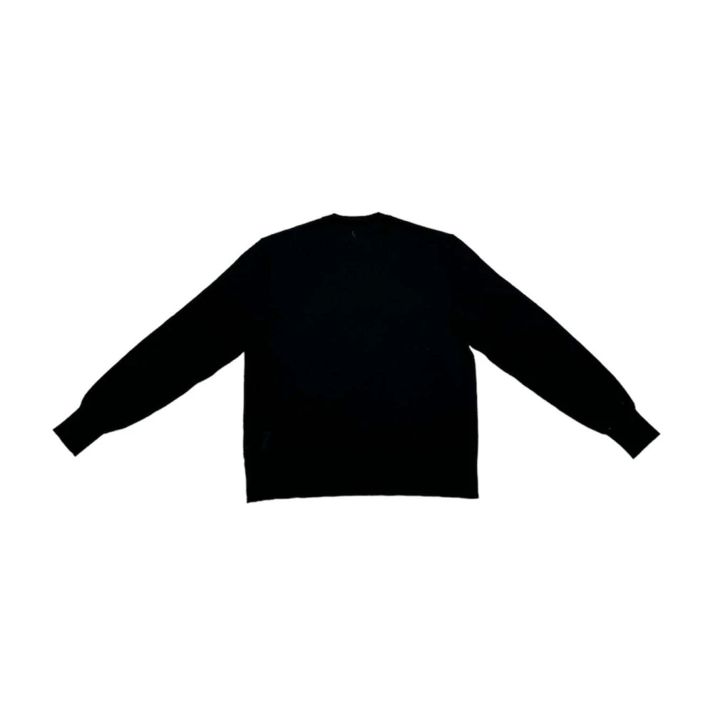 Neil Barrett Kleine Bout Wol Trui Black Heren