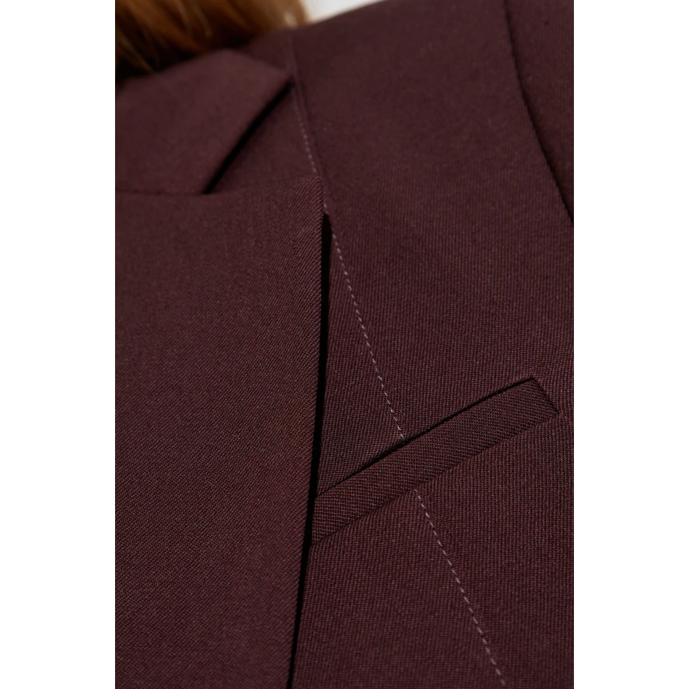 Lanvin Wollen jas Purple Dames