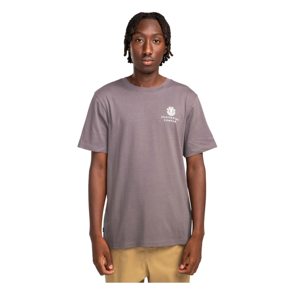 Element Halo T-shirt Purple Heren