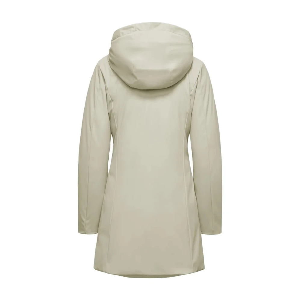 BomBoogie Grijze Gewatteerde Parka Jas Aw24 Gray Dames