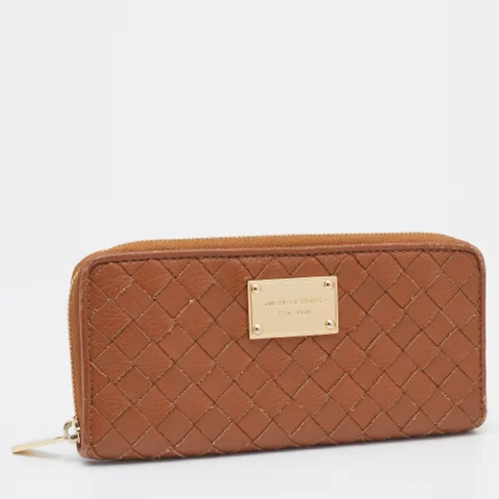 Michael Kors Pre-owned Leather wallets Beige Dames