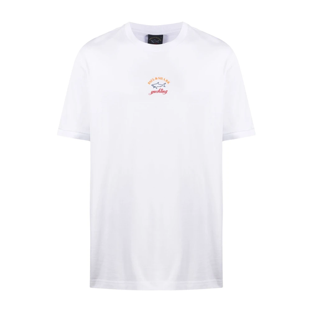 PAUL & SHARK Katoenen T-shirt in verschillende kleuren White Heren