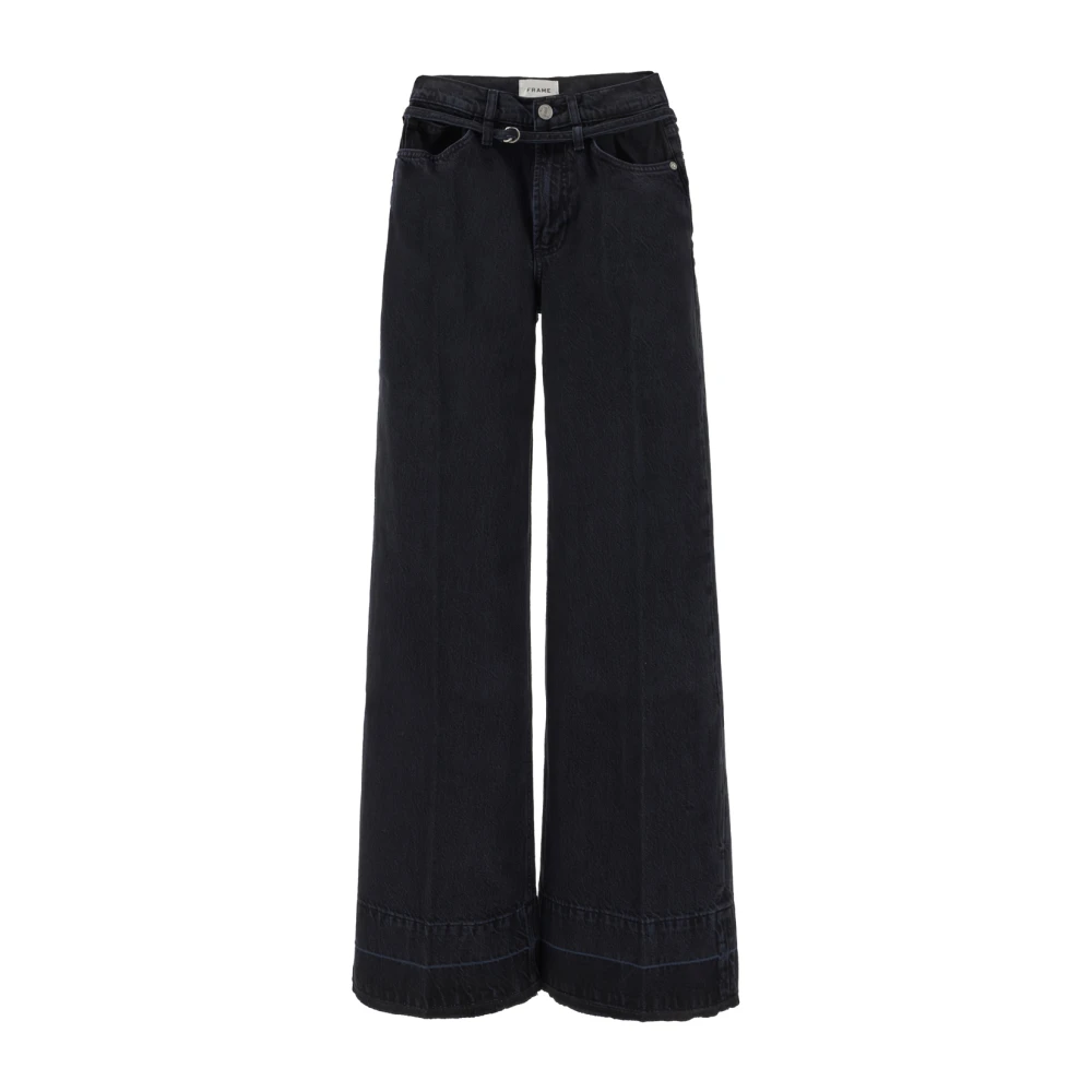 Frame Klassieke Denim Jeans voor Dagelijks Gebruik Black Dames