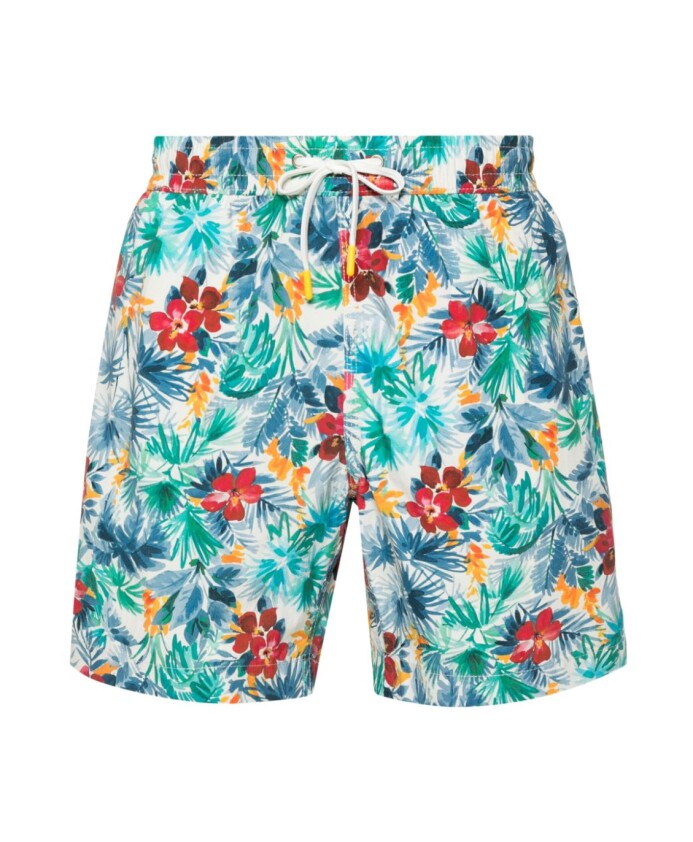 floral-print-swim-shorts