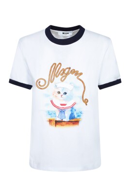 white-cat-graphic-print-t-shirt