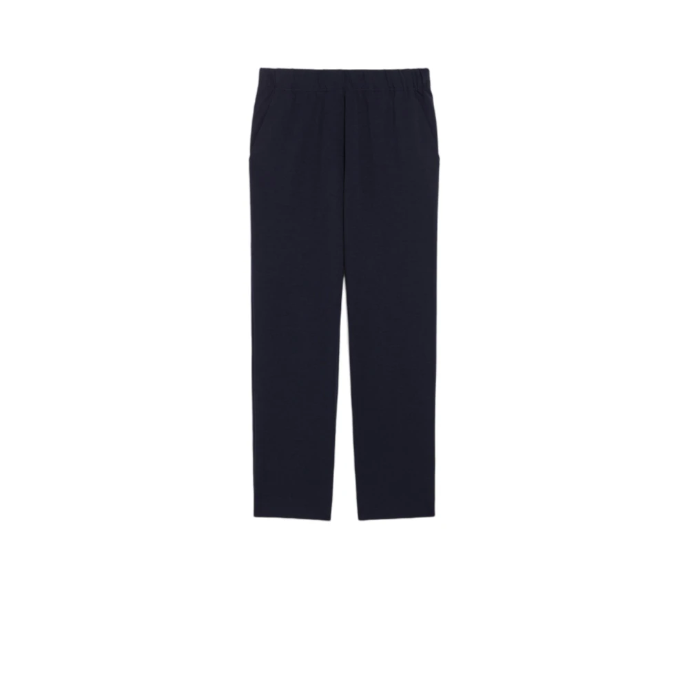 Weekend Max Mara Regular fit stoffen broek met elastische band model 'ELFO'