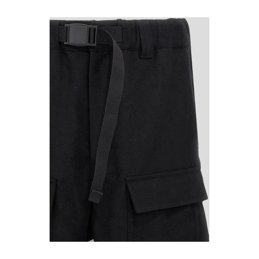 Y-3 Cargo Flannel Broek Black Heren