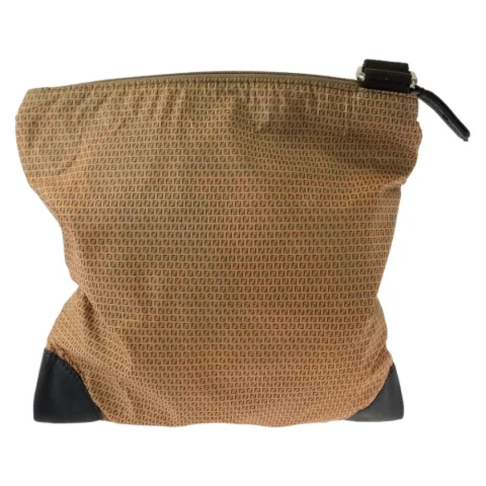 Fendi Vintage Pre-owned Canvas fendi-bags Brown Dames