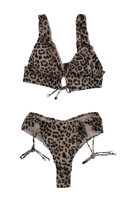Animal Print Bikini Set