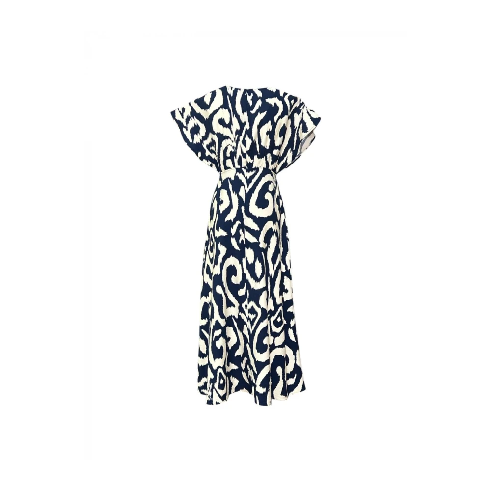 Molly Bracken Gedrukte Viscose Maxi Jurk Multicolor Dames