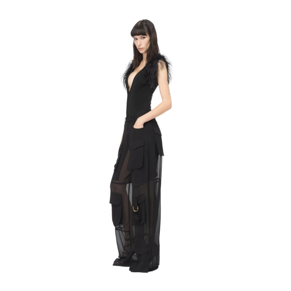 pinko Georgette Bodykleding Black Dames