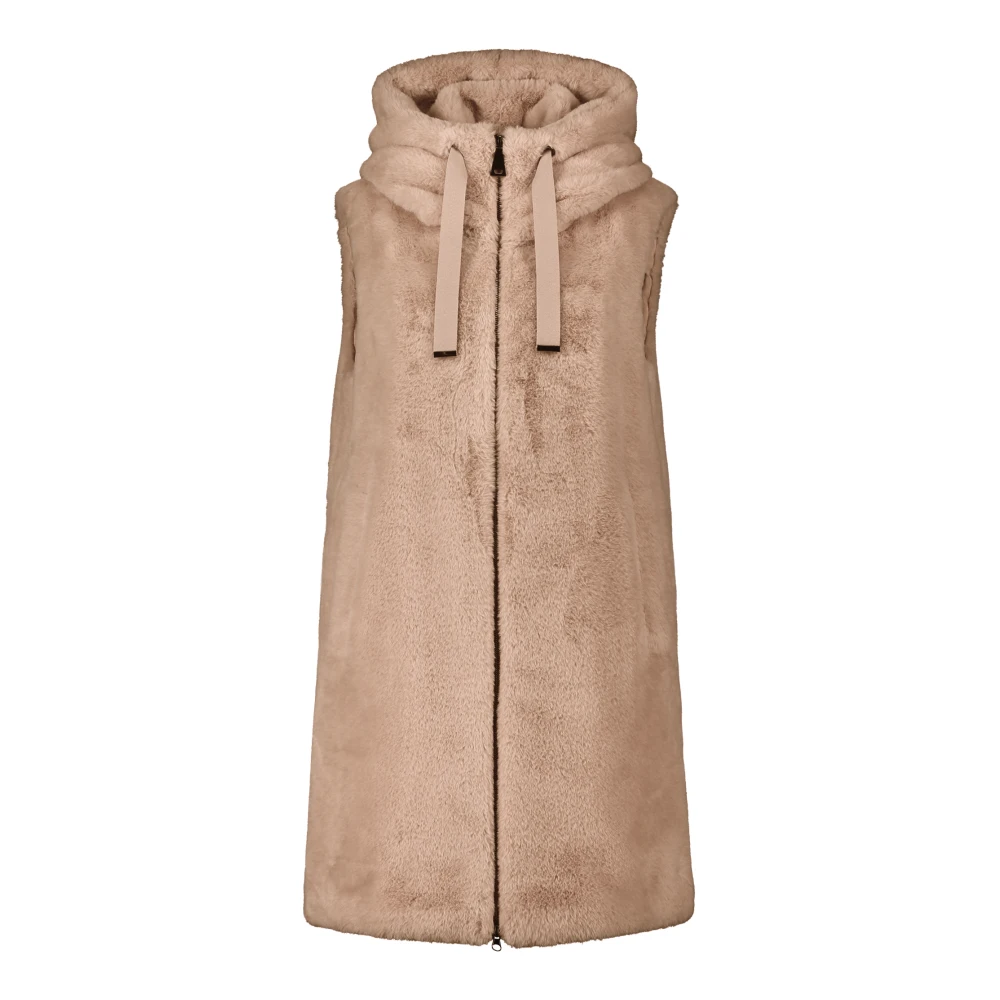 Betty Barclay Capuchon pluche vest Beige Dames